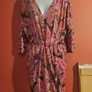 Vibrant Paisley Dress